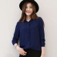 2017 Hot Sale Women Shirts Blouses Long Sleeve Turn-Down Collar Solid Ladies Chiffon Blouse Tops OL Office Style Chemise Femme