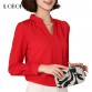 Black Red White Chiffon Blouse Women Autumn 2017 Long Sleeve Ladies Office Shirts Korean Fashion Casual Slim Women Tops Blusas