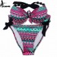 EONAR Bikinis Women 2017 Print Floral Swimsuits Brazilian Push Up Bikini Set Retro Bathing Suits Plus Size Swimwear Female XXL