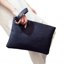 Fashion solid women's clutch bag leather women envelope bag clutch evening bag female Clutches Handbag free shipping