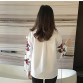 Rugod 2017 Spring Shirts Women Turn-Down Long Sleeve Flower Embroidery Single-Breasted Blouses Lady Fashion Loose Tops Blusas32798835706