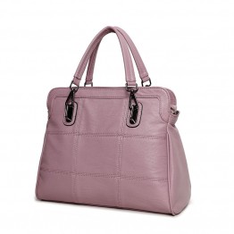 Shengxilu genuine leather women handbags spring female shoulder bag fashion ladies totes big brand ipad pink crossbody women bag