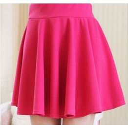 Spring Summer Short Skirts Womens Big Swing Tutu Skirt Bottoms Pleated Skirts Ladies Mini Skirt Multiple Colors Jupe Faldas S044