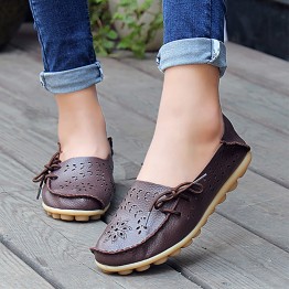 Spring women flats hollow out comfortable loafers women shoes female casual shoes chaussure femme Slip on Ballet Flats DDT679